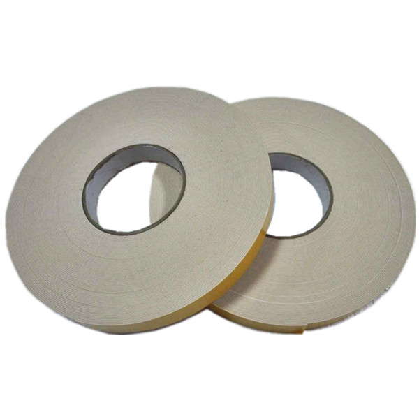White polyethylene double-sided foam tape