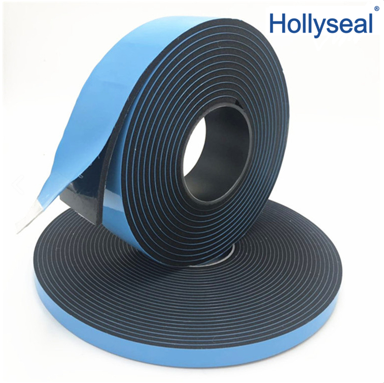 Hollyseal®玻璃幕墙PVC双面带胶发泡胶带 厚度1mm~25mm，密度110kg/m³~500kg/ m³
