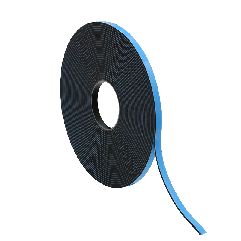 High Density Closed Cell Waterproof Blue Film PVC Foam Tape for Glazing Systems