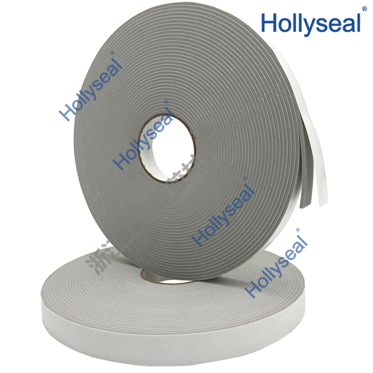 Hollyseal®中等硬度单面带胶灰色车身缓冲PVC泡棉胶带
