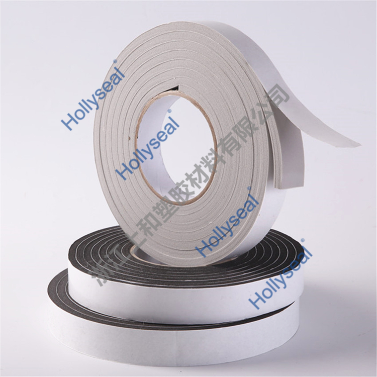Hollyseal®闭孔PVC单面发泡胶带 厚度1mm~25mm，密度110kg/m³~500kg/ m³