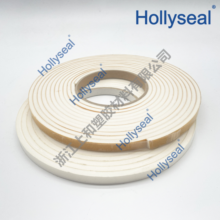 Hollyseal®低密度自粘PVC发泡胶带  厚度1mm~25mm，密度110kg/m³~500kg/ m³