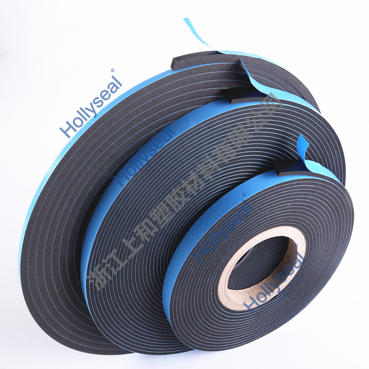 Hollyseal®中密度双面微孔PVC泡棉胶带 厚度1mm~25mm，密度110kg/m³~500kg/ m³